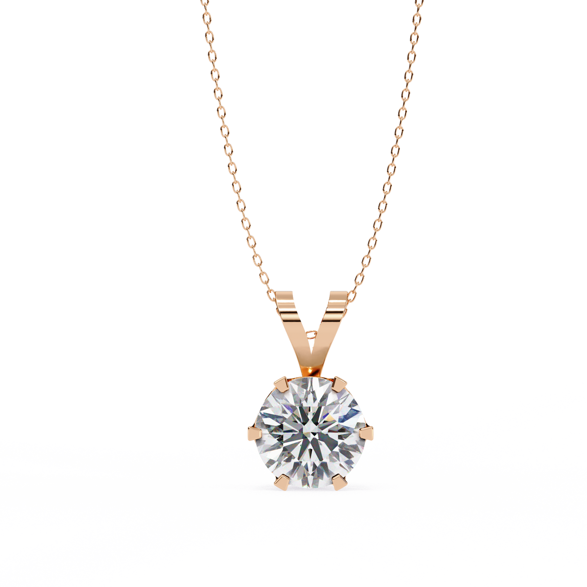 Alina Solitaire Pendant
