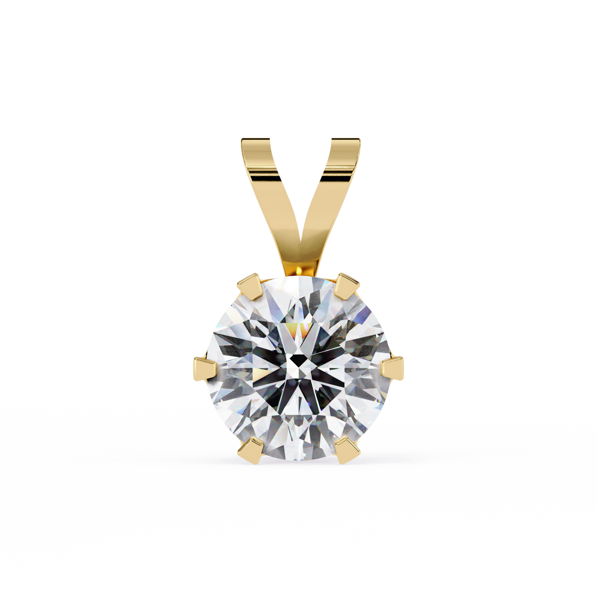 Alina Solitaire Pendant