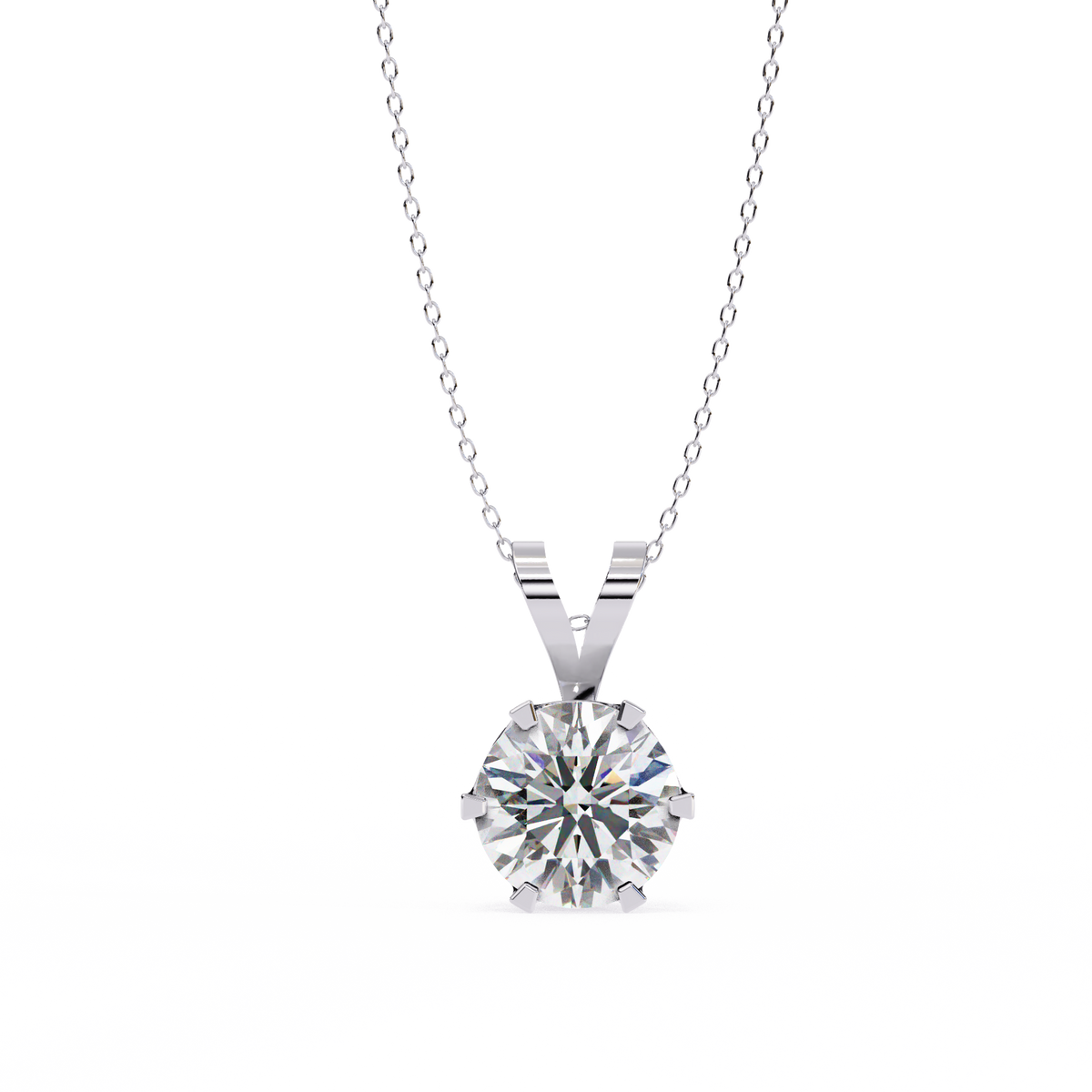 Alina Solitaire Pendant