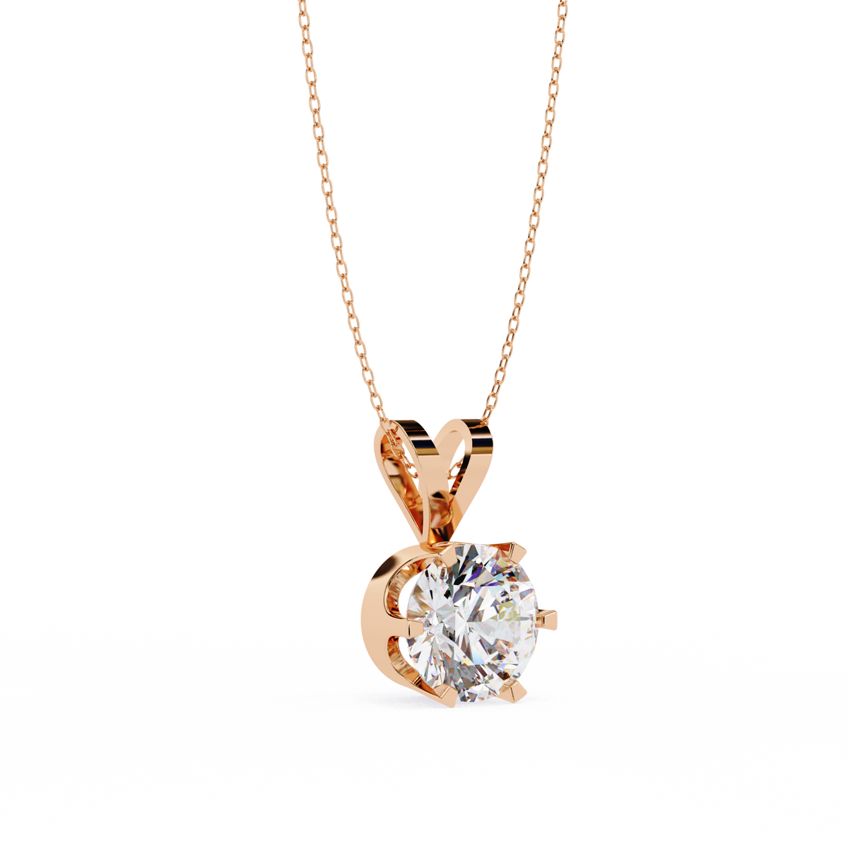 Alina Solitaire Pendant