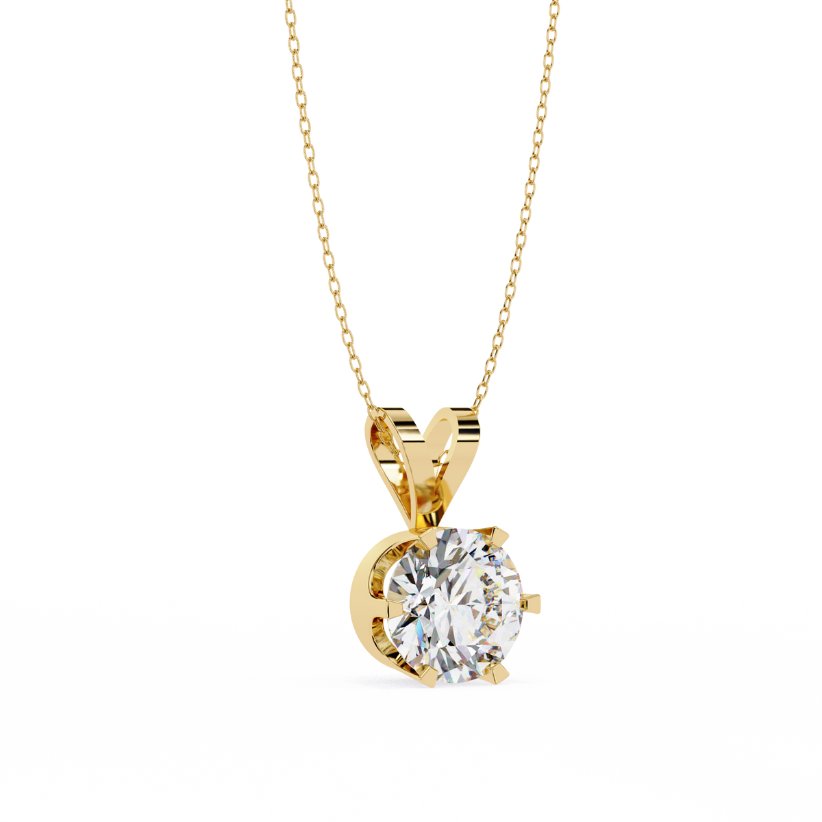 Alina Solitaire Pendant
