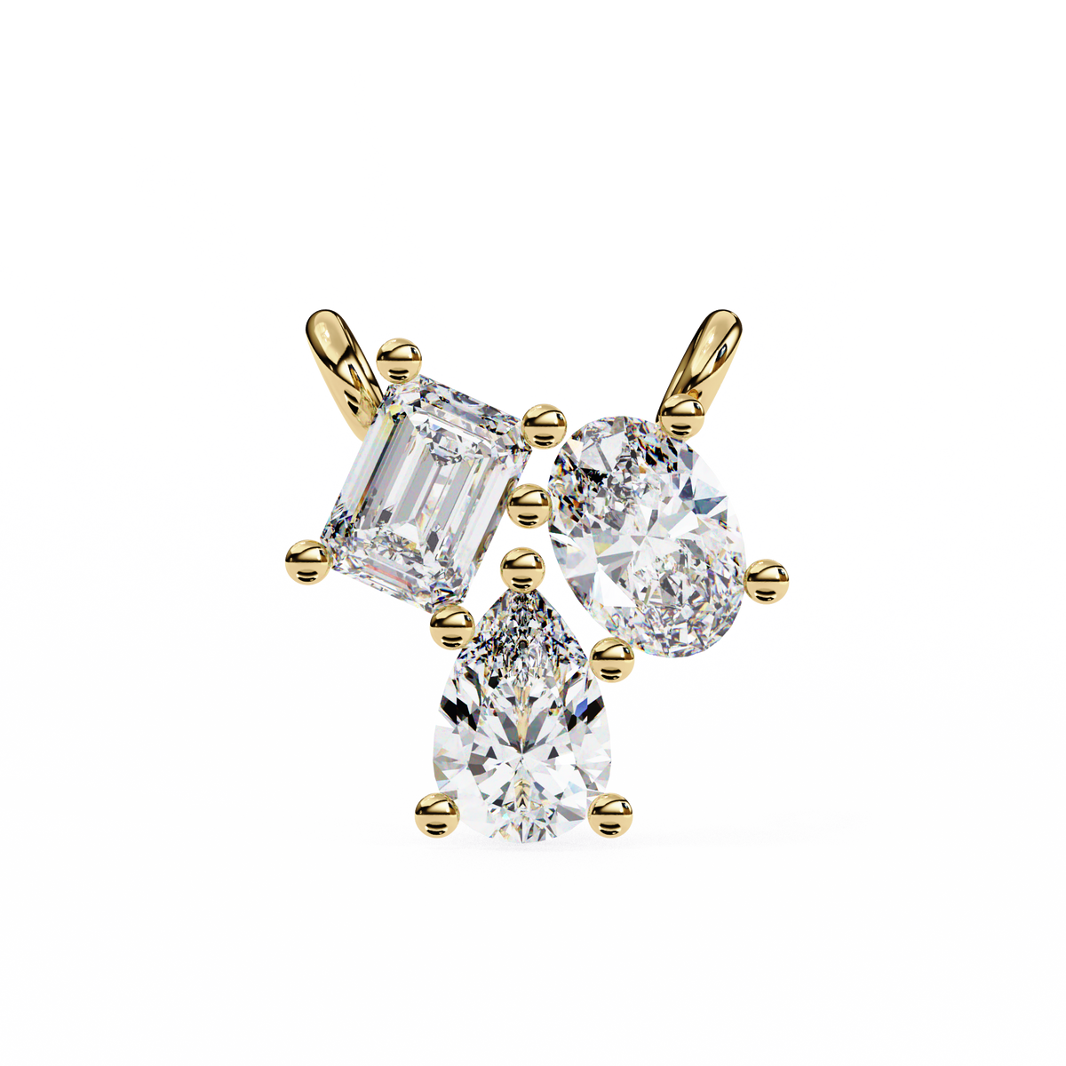 Molly Three Stone Pendant