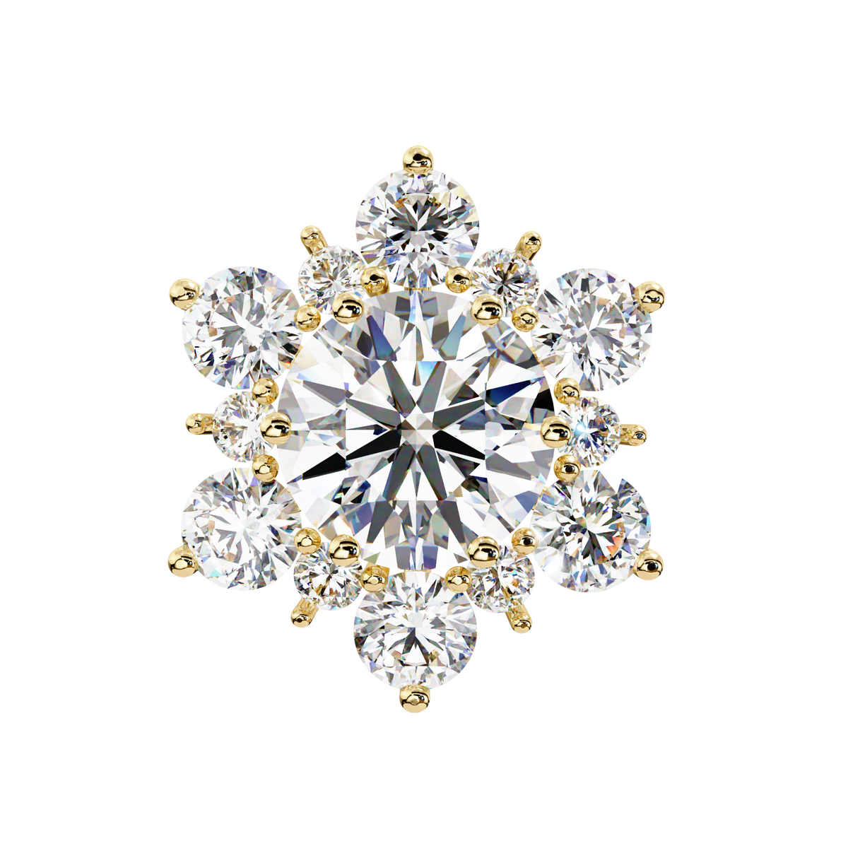 Nicole Diamond Earring