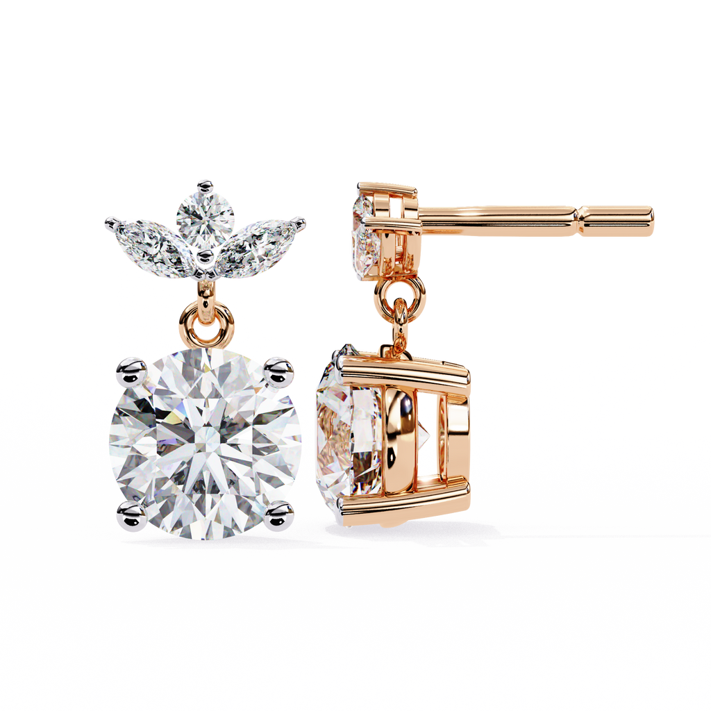 Lila Diamond Earring