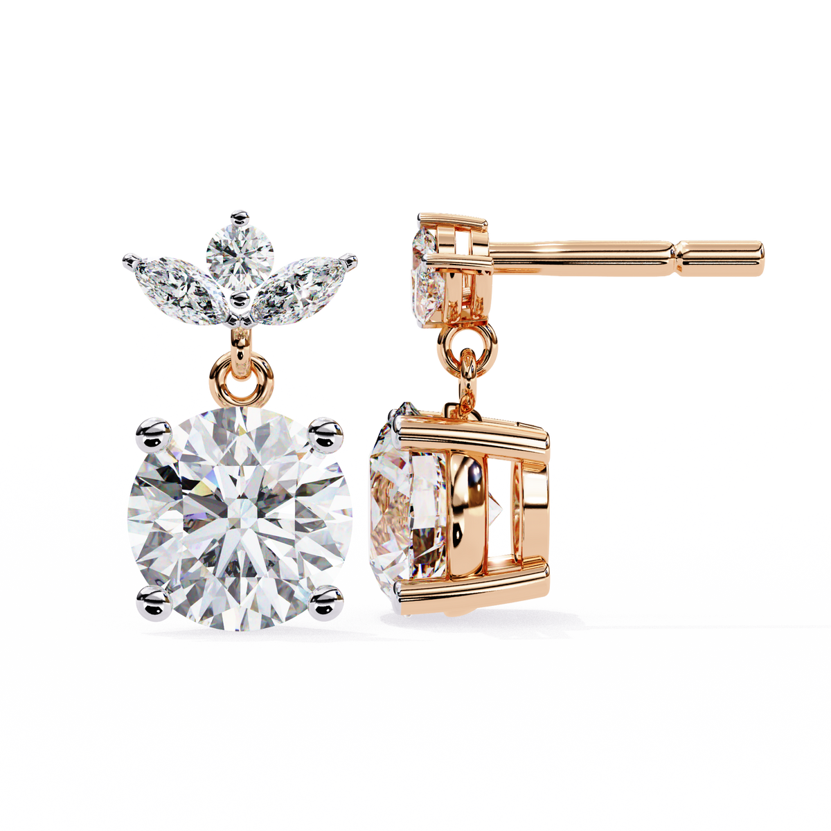 Lila Diamond Earring