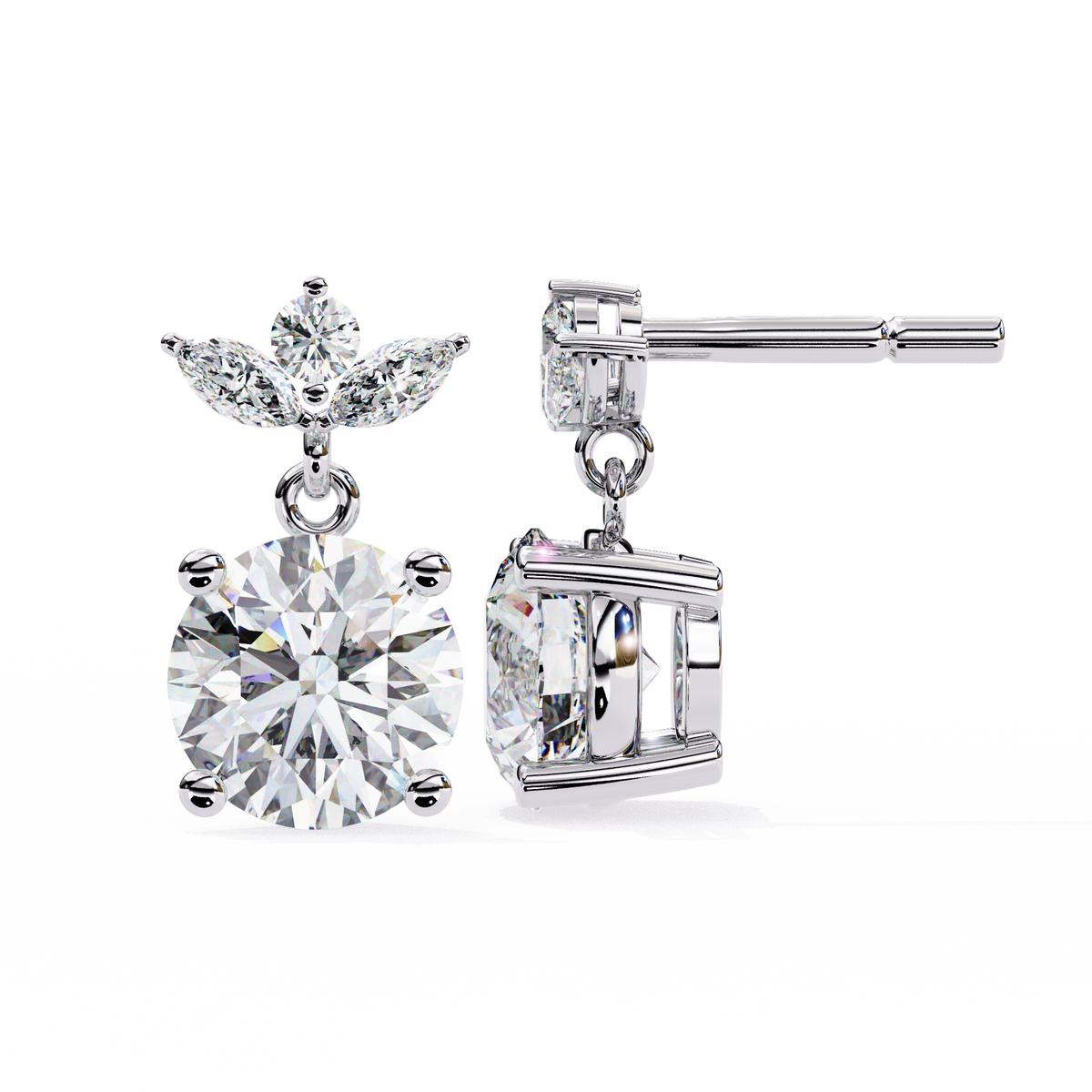 Lila Diamond Earring