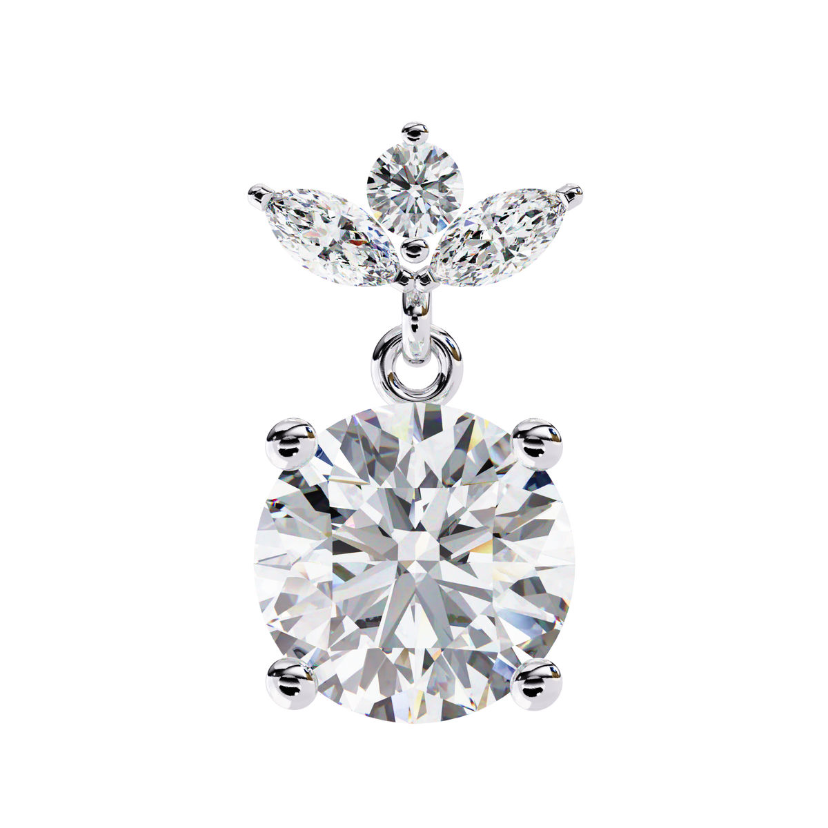 Lila Diamond Earring