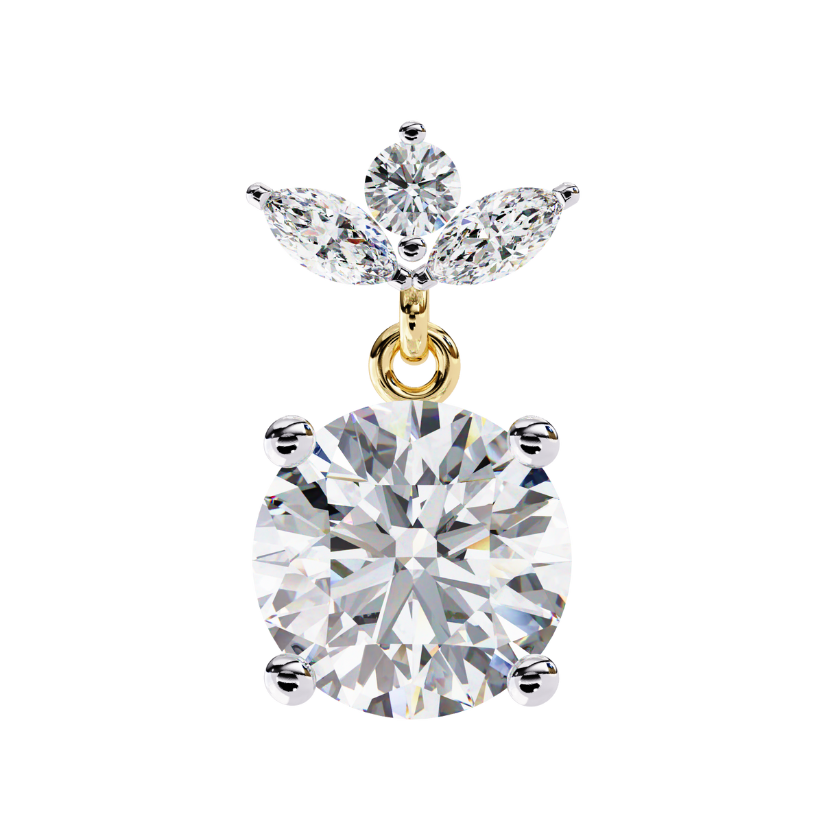 Lila Diamond Earring