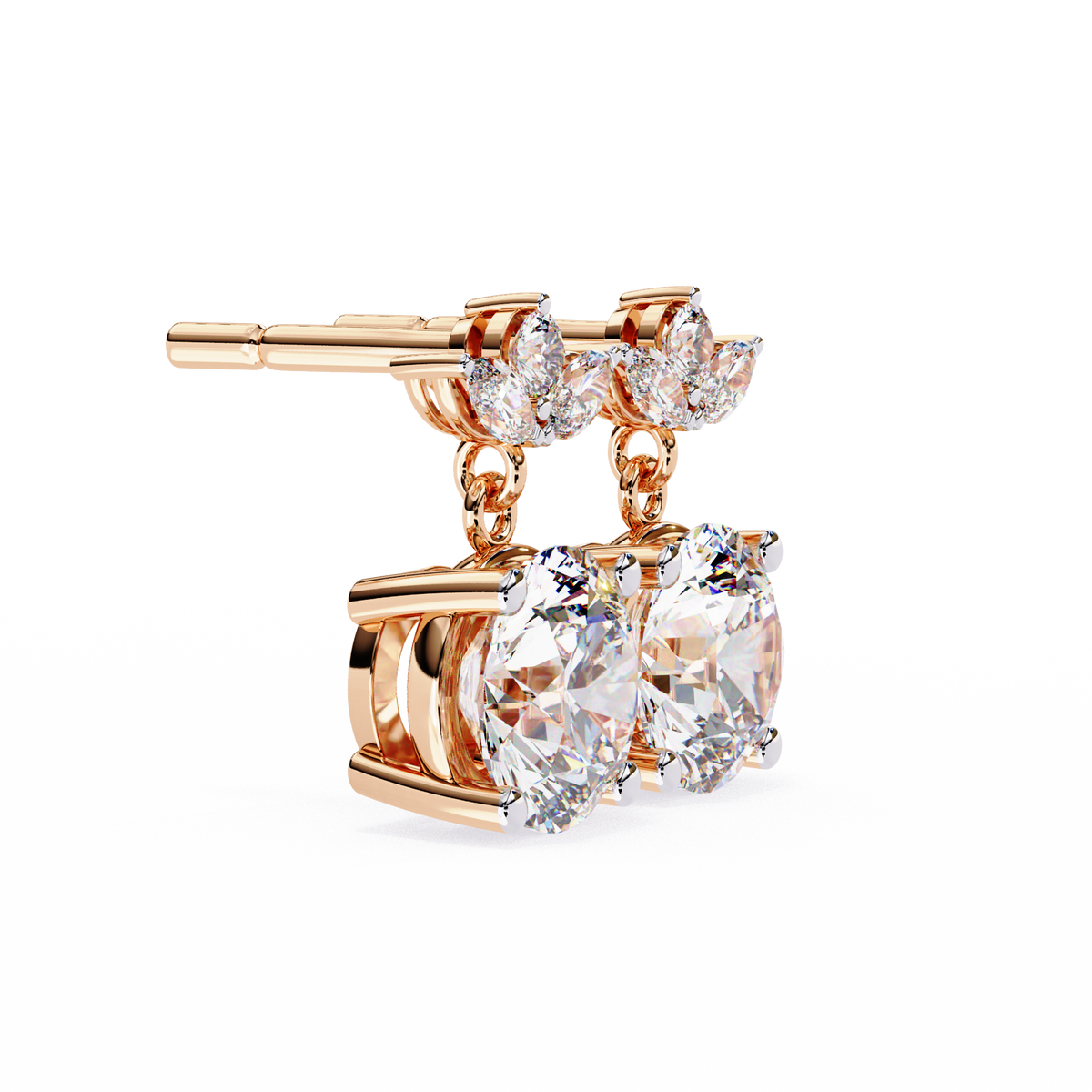 Lila Diamond Earring