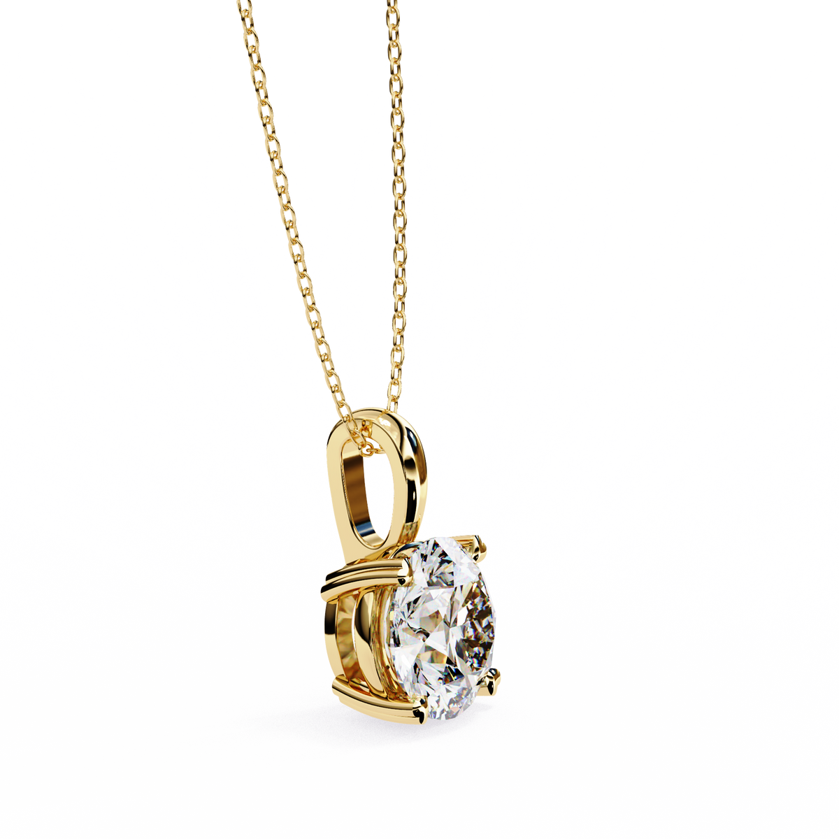 Elise Solitaire Pendant
