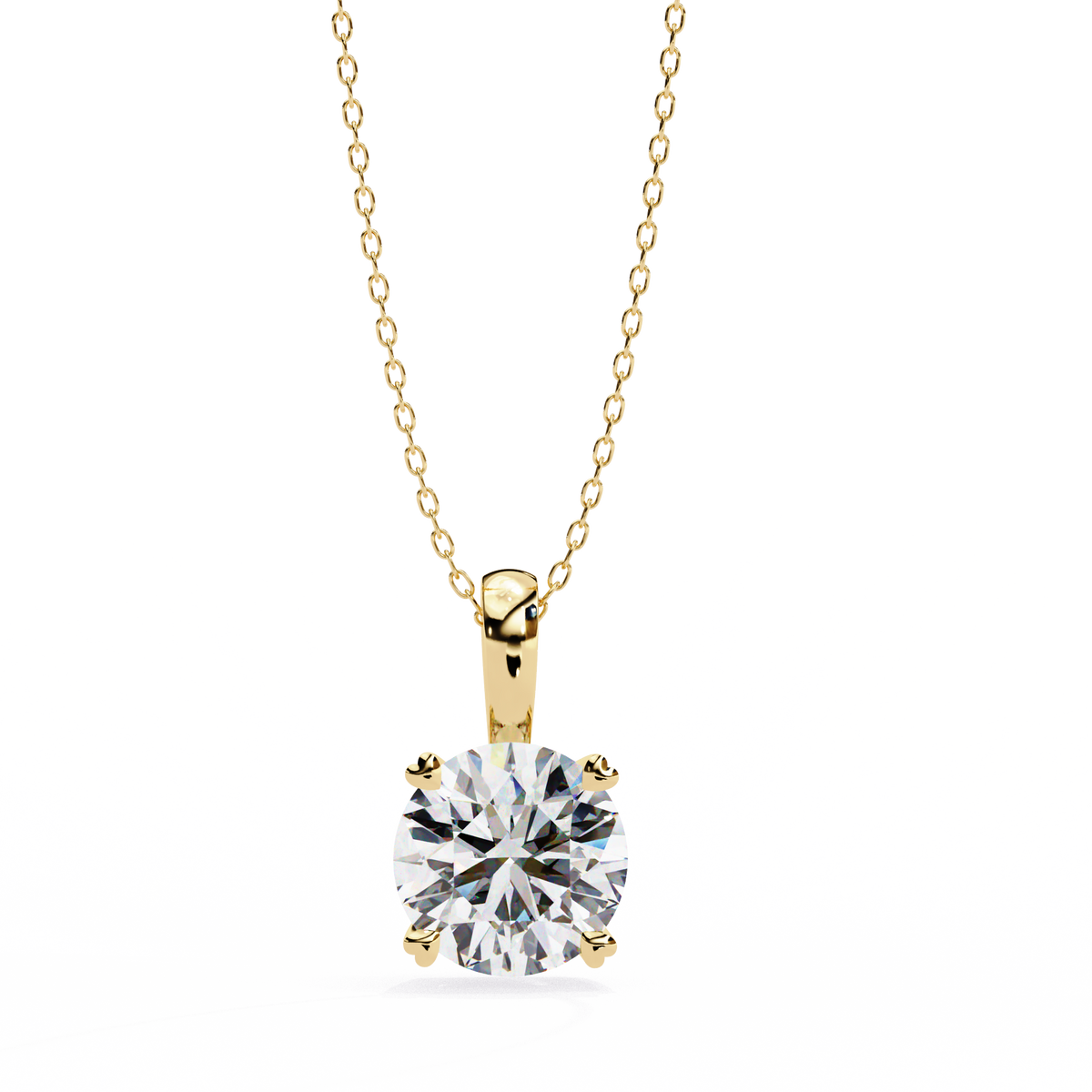 Elise Solitaire Pendant