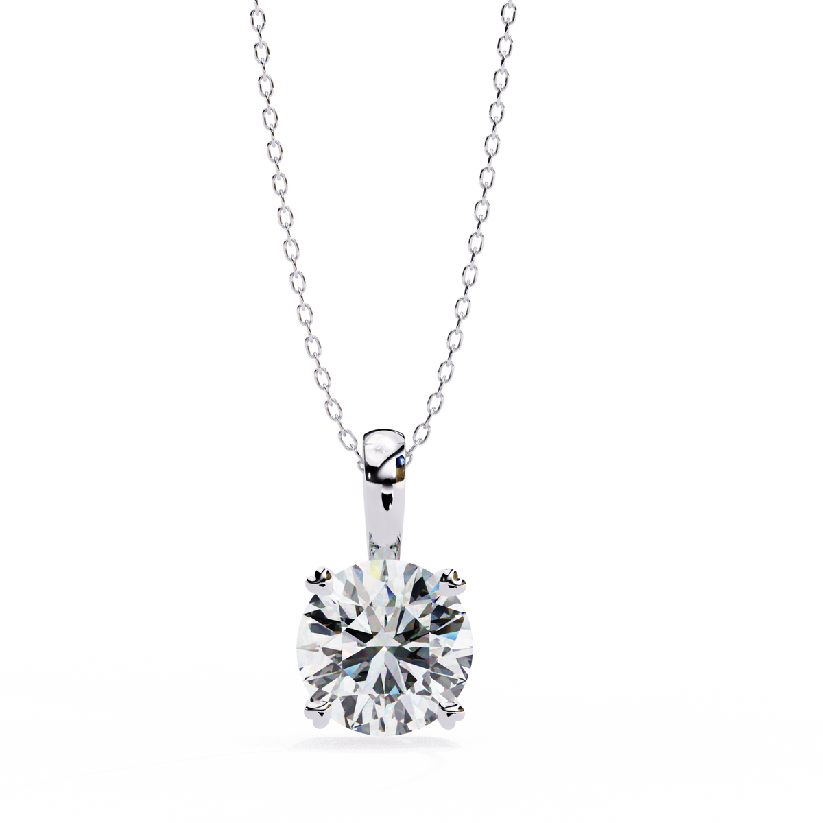 Elise Solitaire Pendant