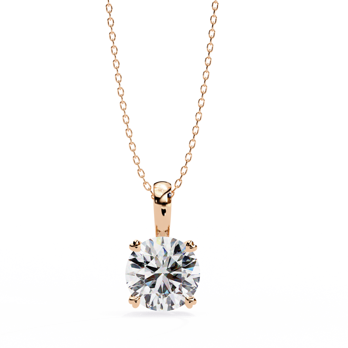Elise Solitaire Pendant