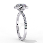 Odessey Solitaire Halo Ring