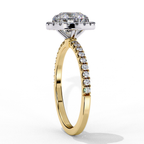 Odessey Solitaire Halo Ring
