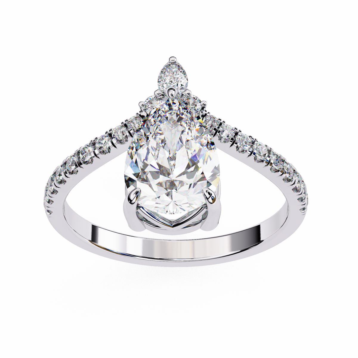 Omega Solitaire Ring