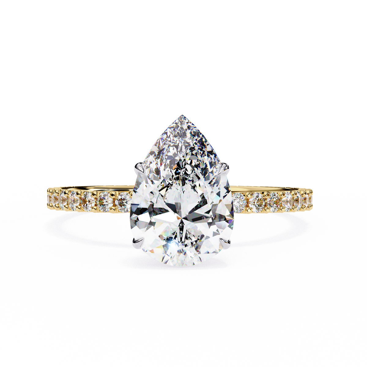 Flora Solitaire Ring