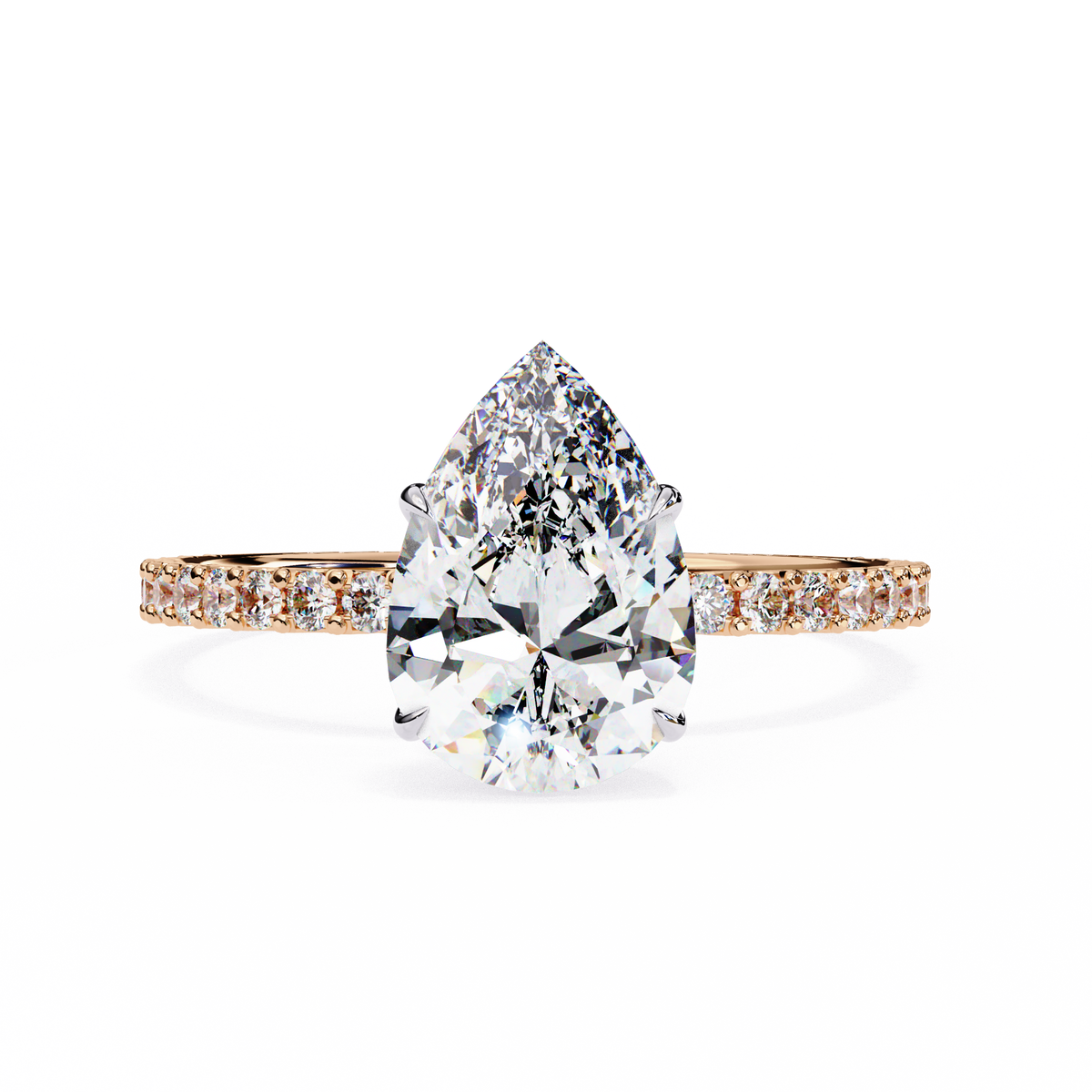 Flora Solitaire Ring