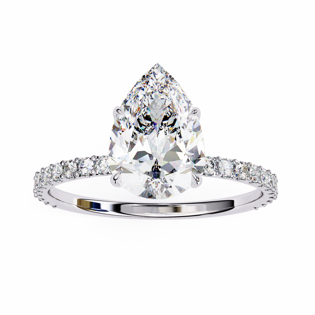 Flora Solitaire Ring