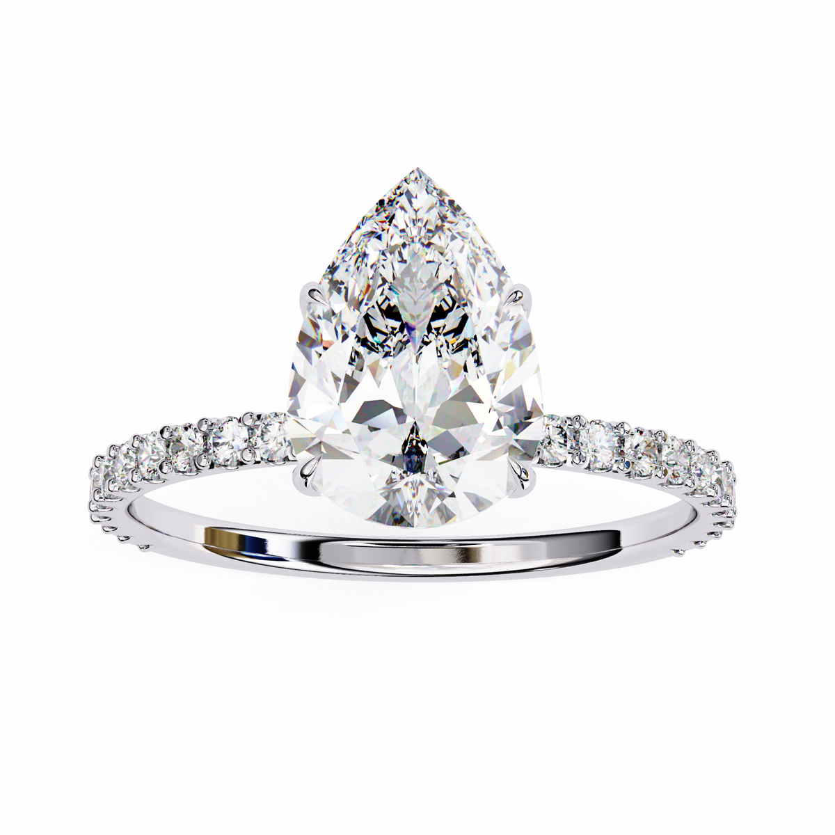 Flora Solitaire Ring