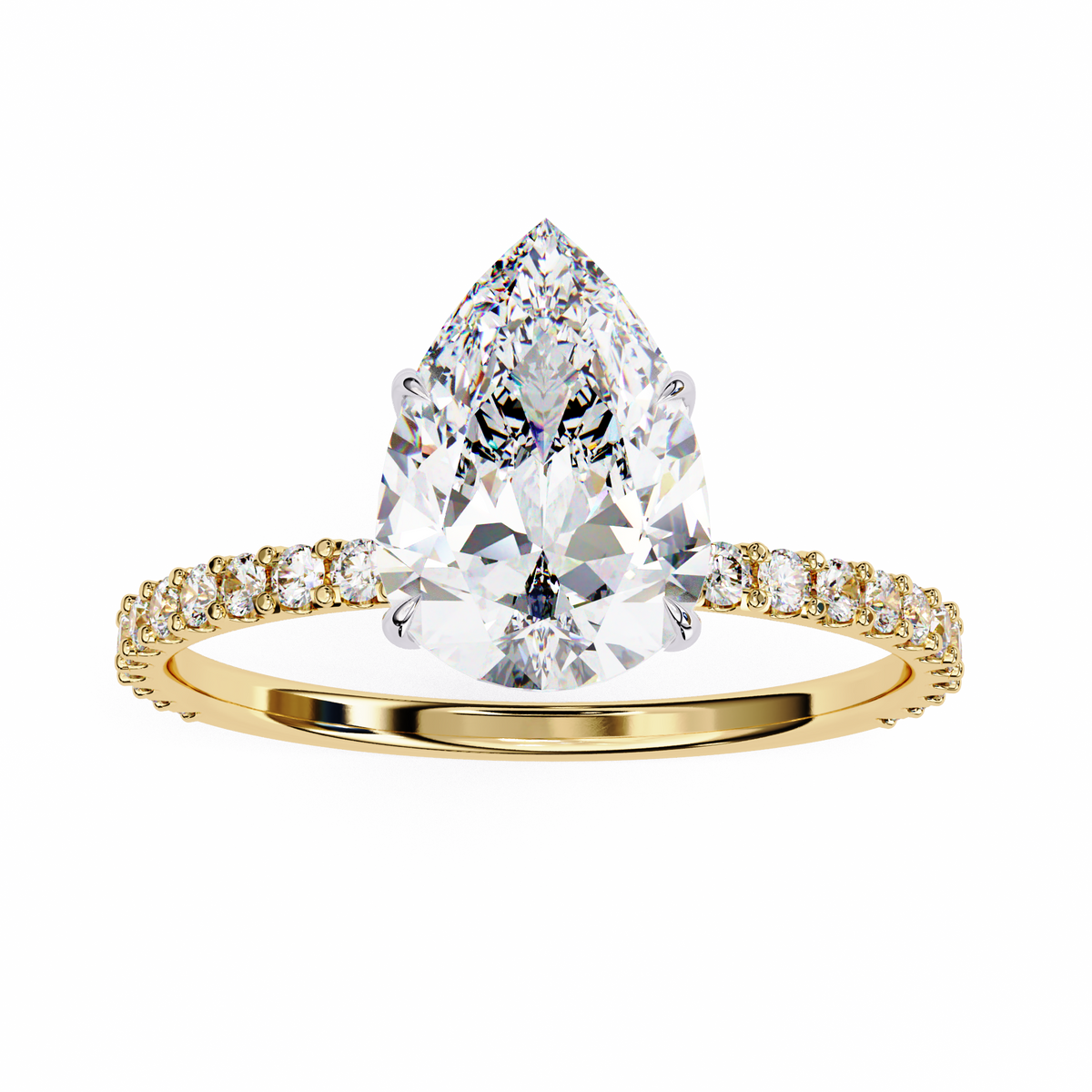 Flora Solitaire Ring