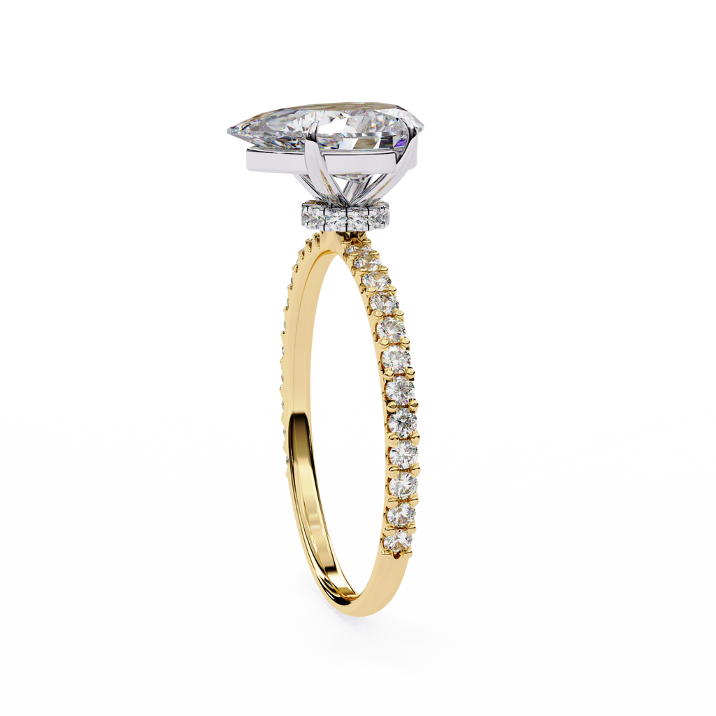 Flora Solitaire Ring
