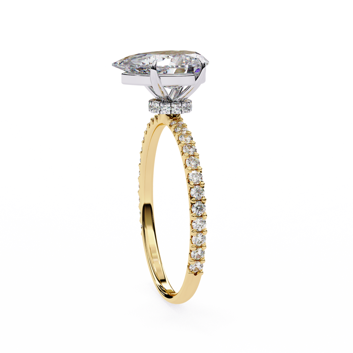 Flora Solitaire Ring