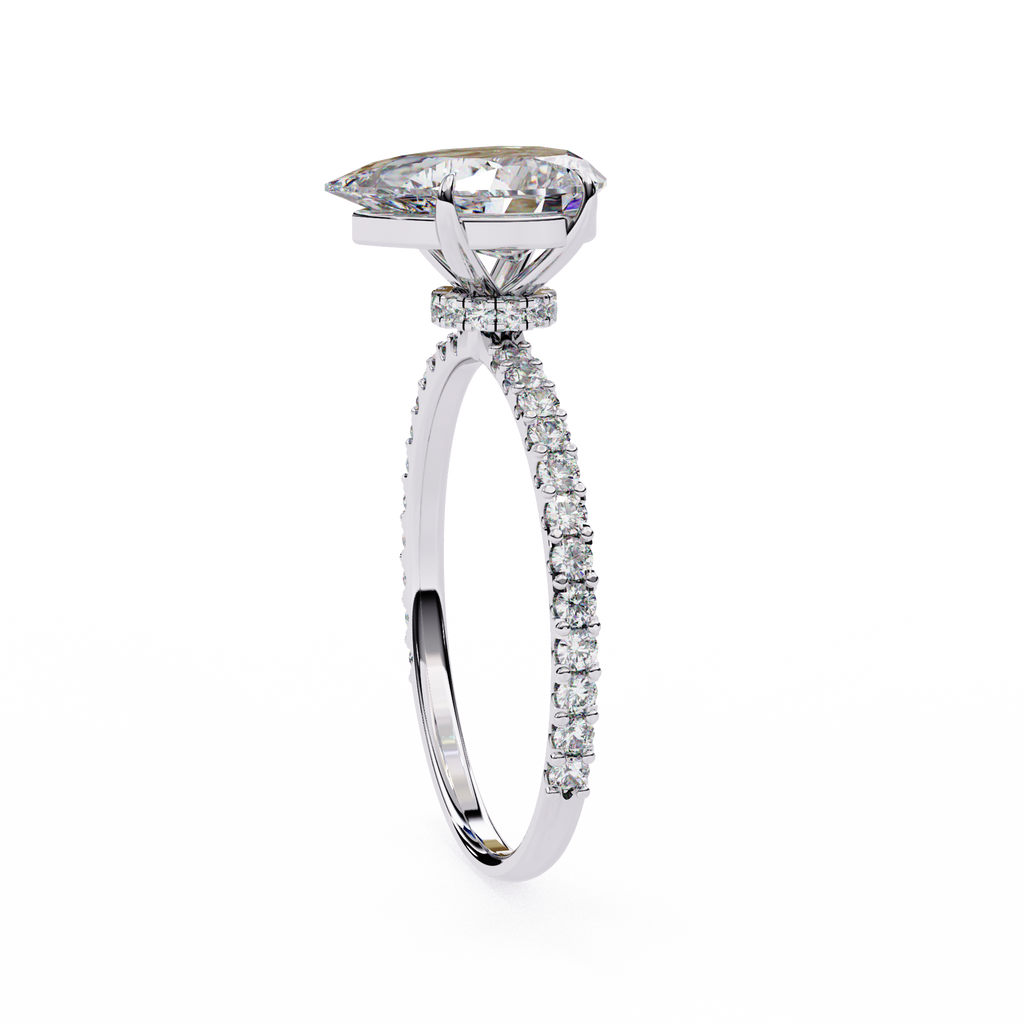 Flora Solitaire Ring