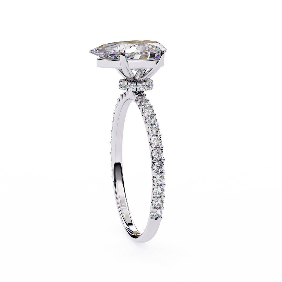 Flora Solitaire Ring