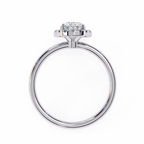 Janet Solitaire Halo Ring