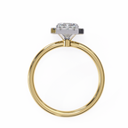 Diana Solitaire Halo Ring