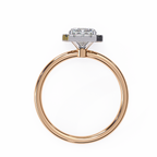 Diana Solitaire Halo Ring
