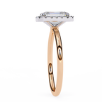 Diana Solitaire Halo Ring