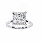 Roxanne Solitaire Halo Ring