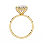 Roxanne Solitaire Halo Ring