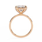 Roxanne Solitaire Halo Ring