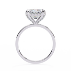 Roxanne Solitaire Halo Ring