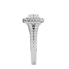 Cecelia Solitaire Halo Ring