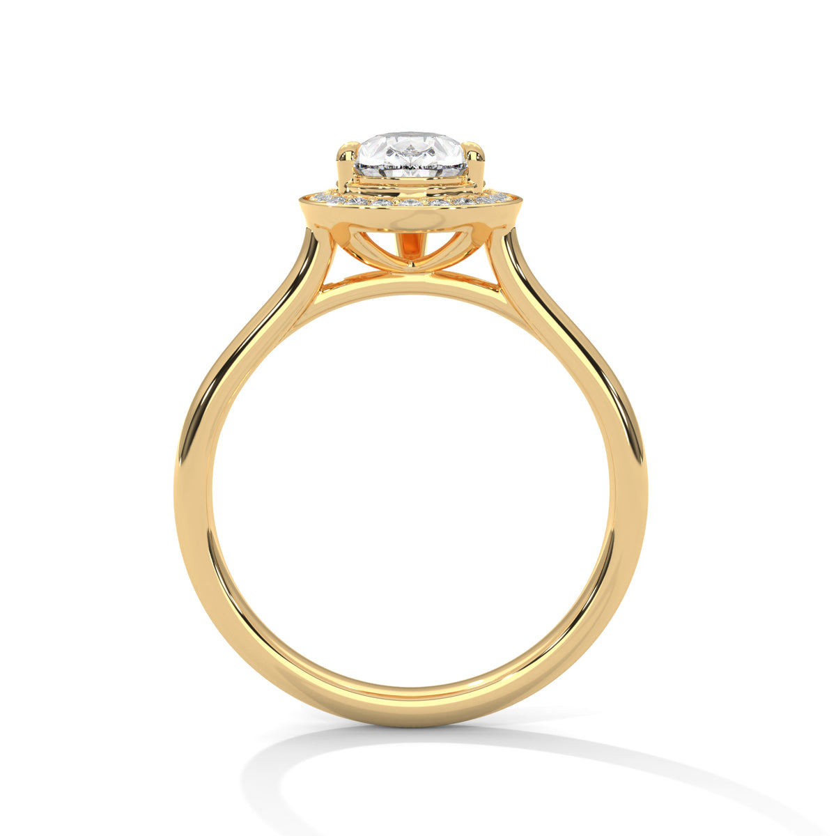 Tabitha Solitaire Halo Ring