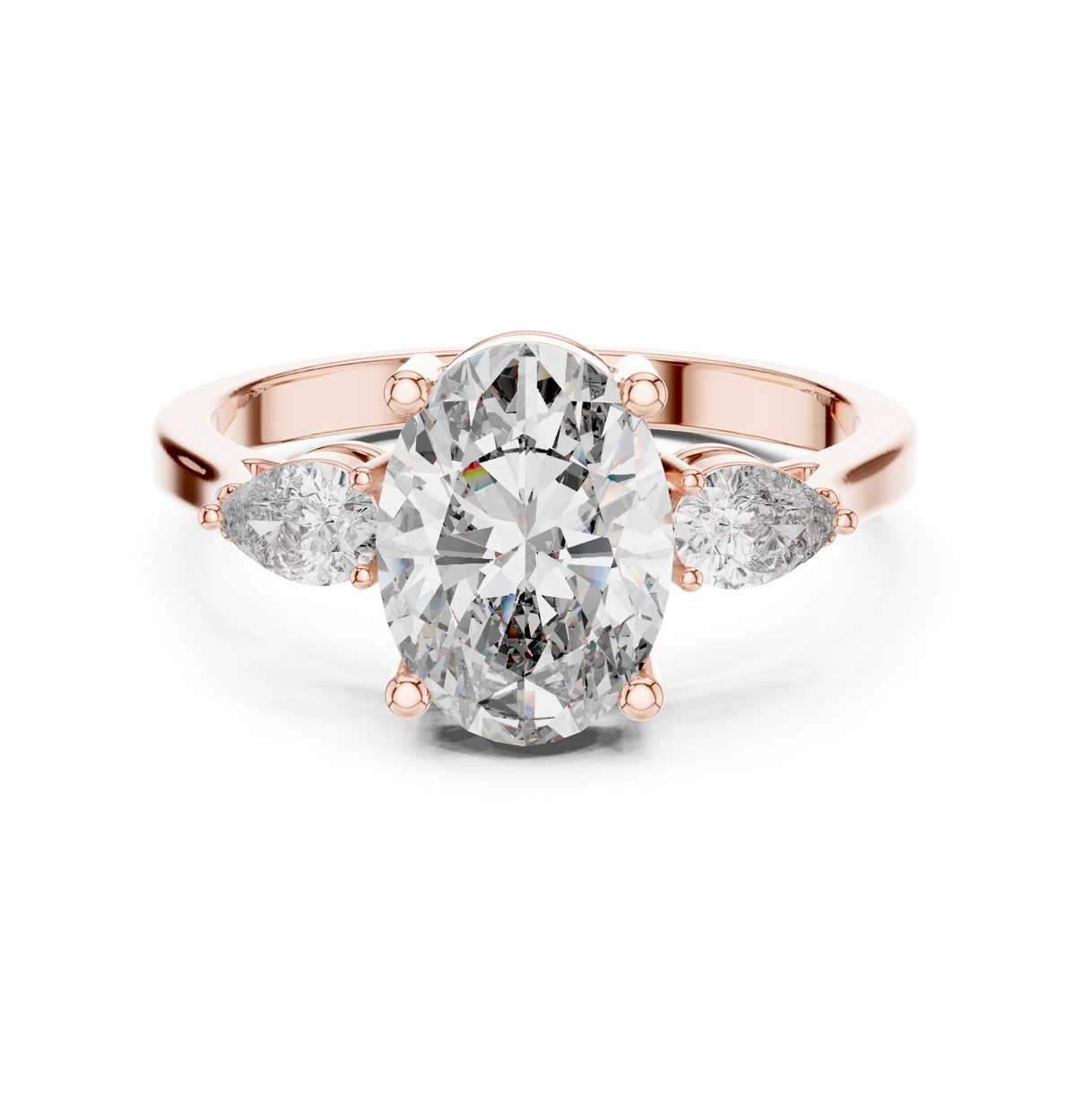 Leila Three Stone Ring
