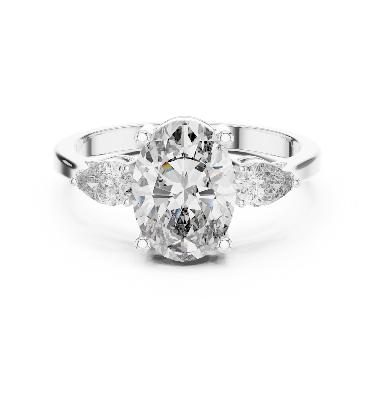 Leila Three Stone Ring