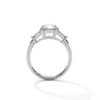 June Three Stone Ring