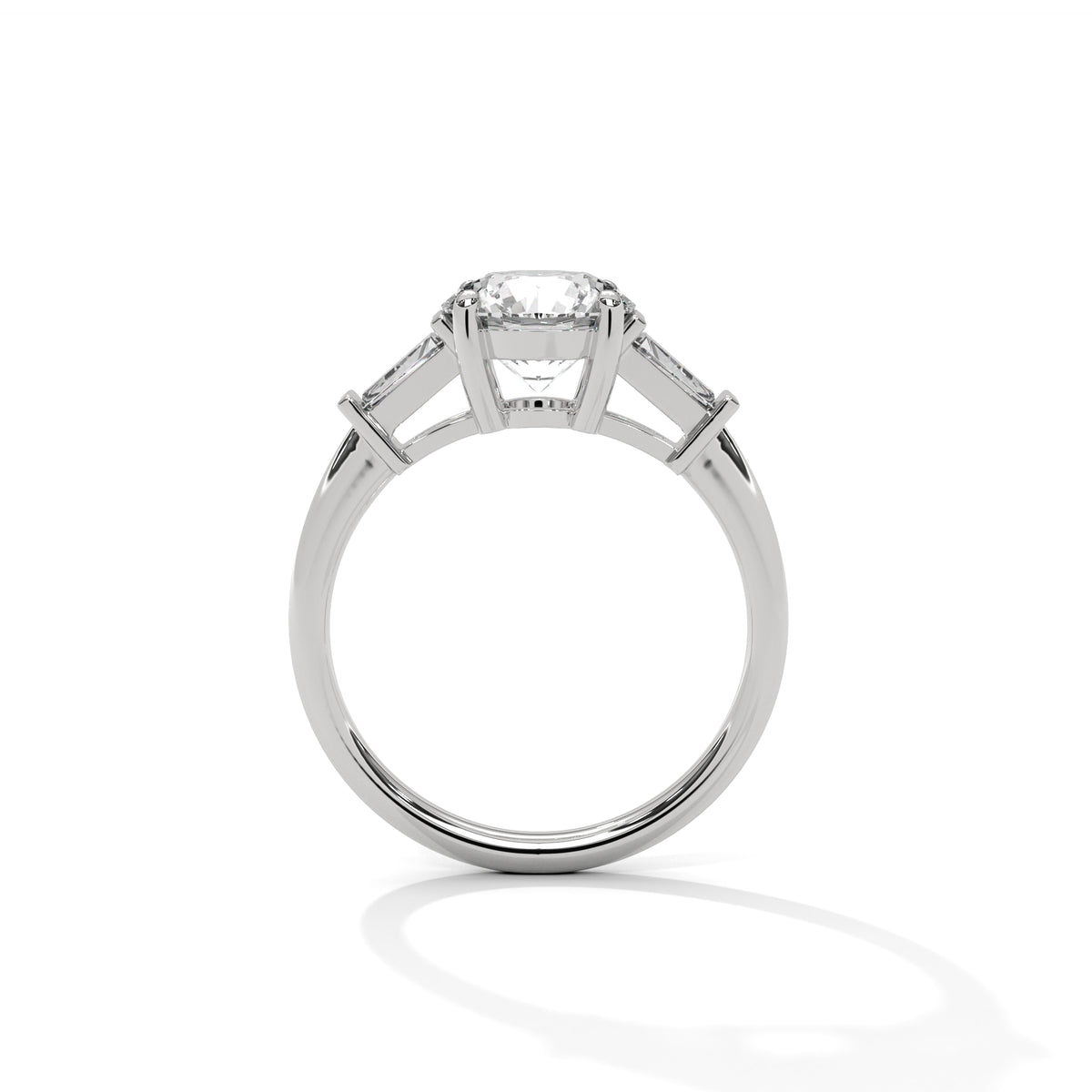 June Three Stone Ring