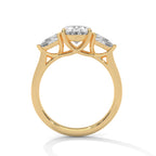 River Three Stone Ring