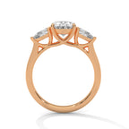 River Three Stone Ring