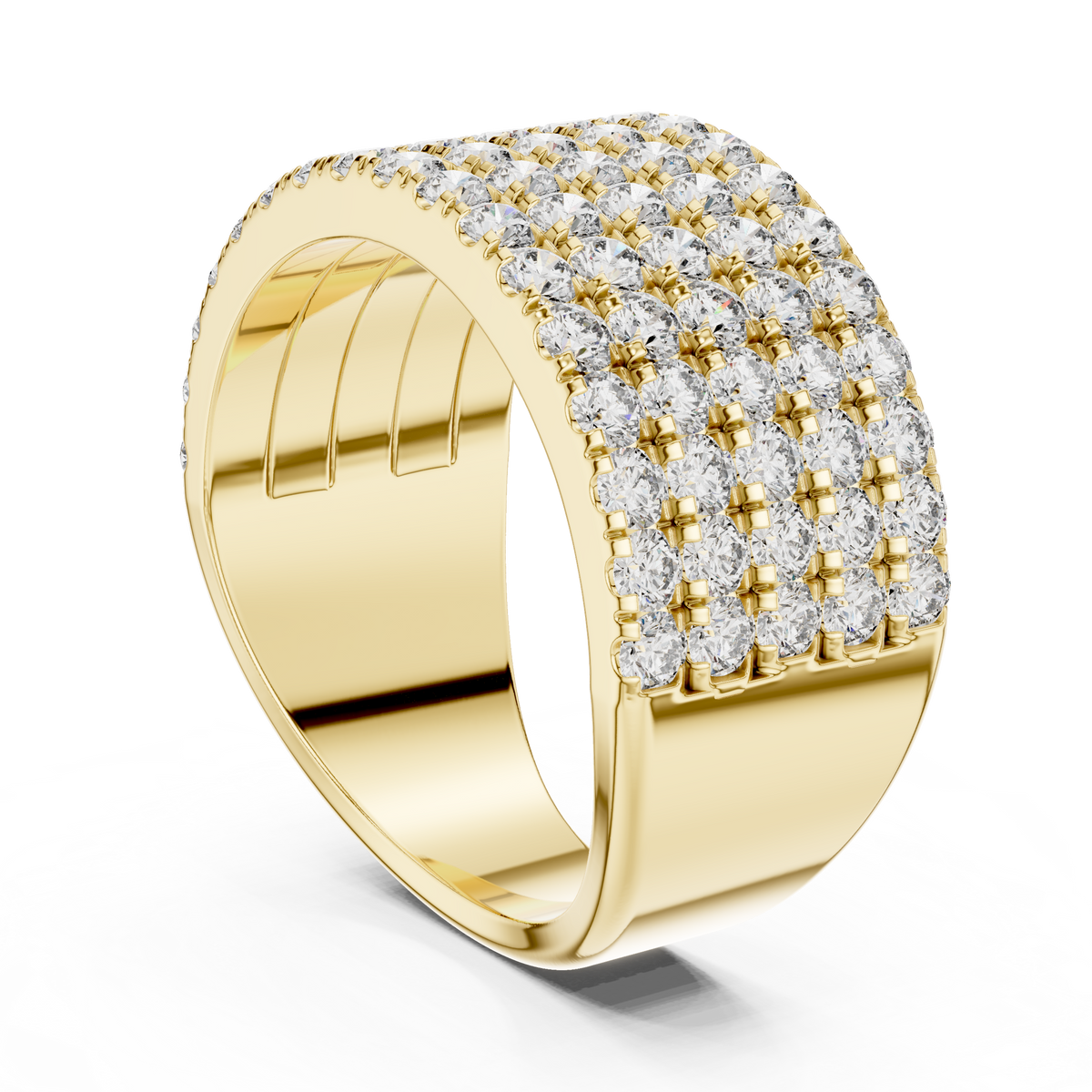 Violet Diamond Ring