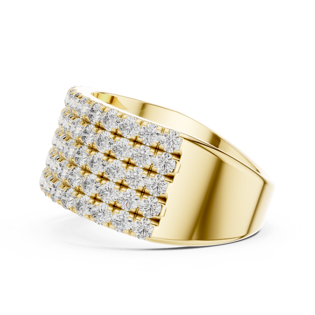 Violet Diamond Ring