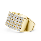 Violet Diamond Ring