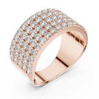 Violet Diamond Ring