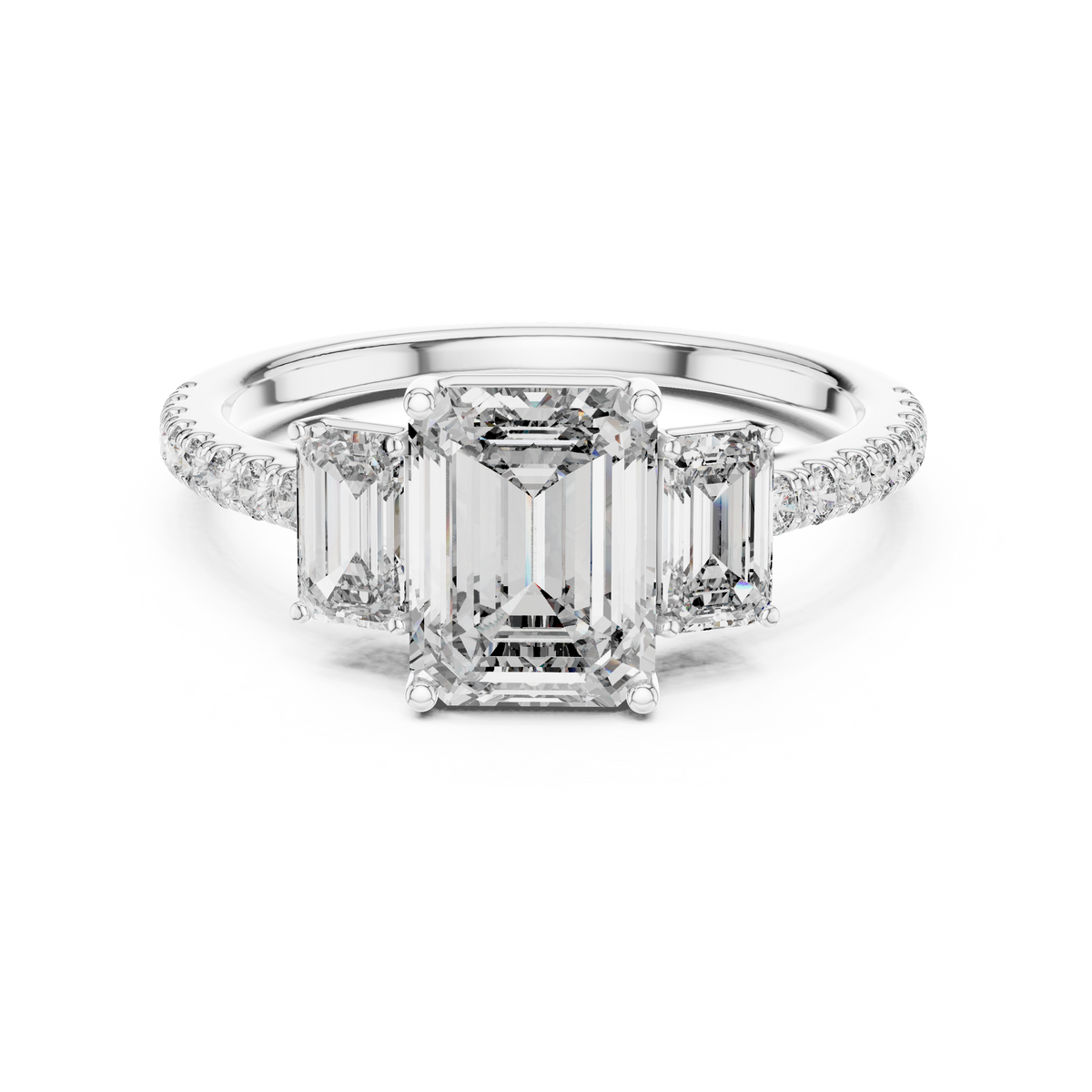 Tessa Three Stone Ring